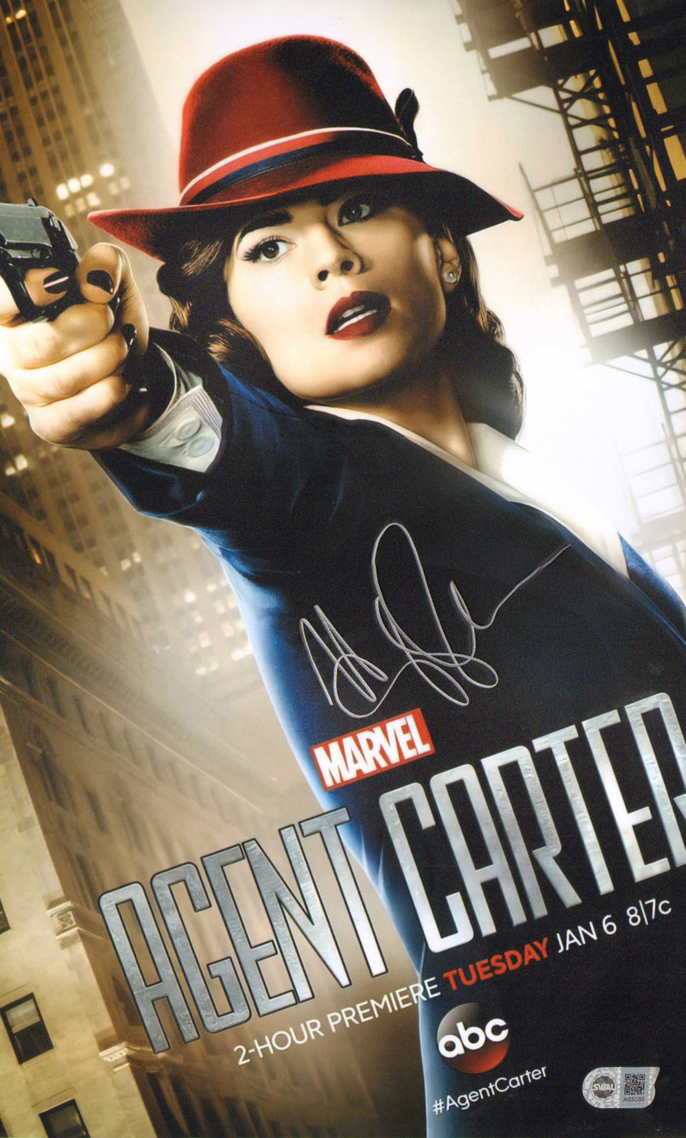 Hayley Atwell as Agent Carter in Agent Carter (SWAU) Signed 11x17 Mini Poster