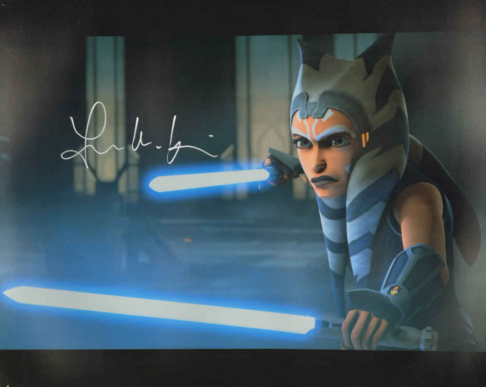 Lauren Mary Kim as Ahsoka Tano Motion Capture Artist in Star Wars: The Clone Wars (SWAU) Signed 16x20 Photo