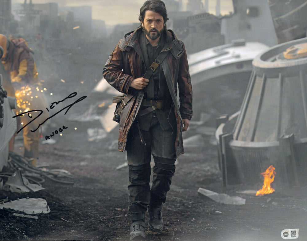 Diego Luna as Cassian Andor in Star Wars: Andor (SWAU) Signed 16x20 Photo with Character Name