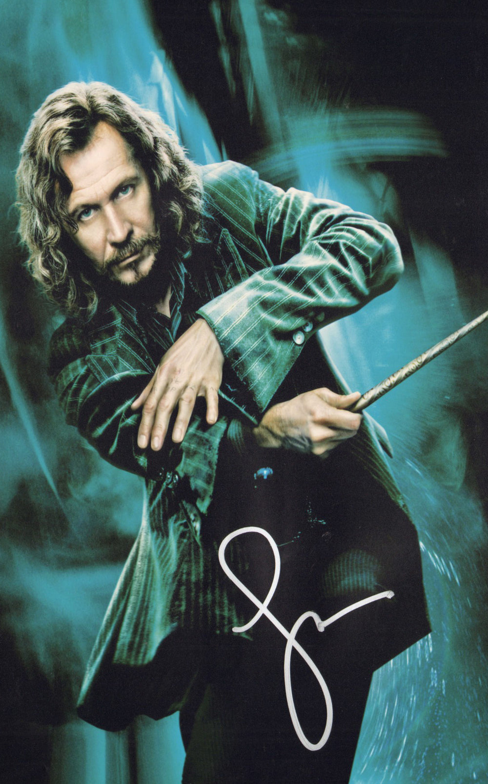 Gary Oldman as Sirius Black in Harry Potter and the Order of the Phoenix Signed 11x17 Mini Poster