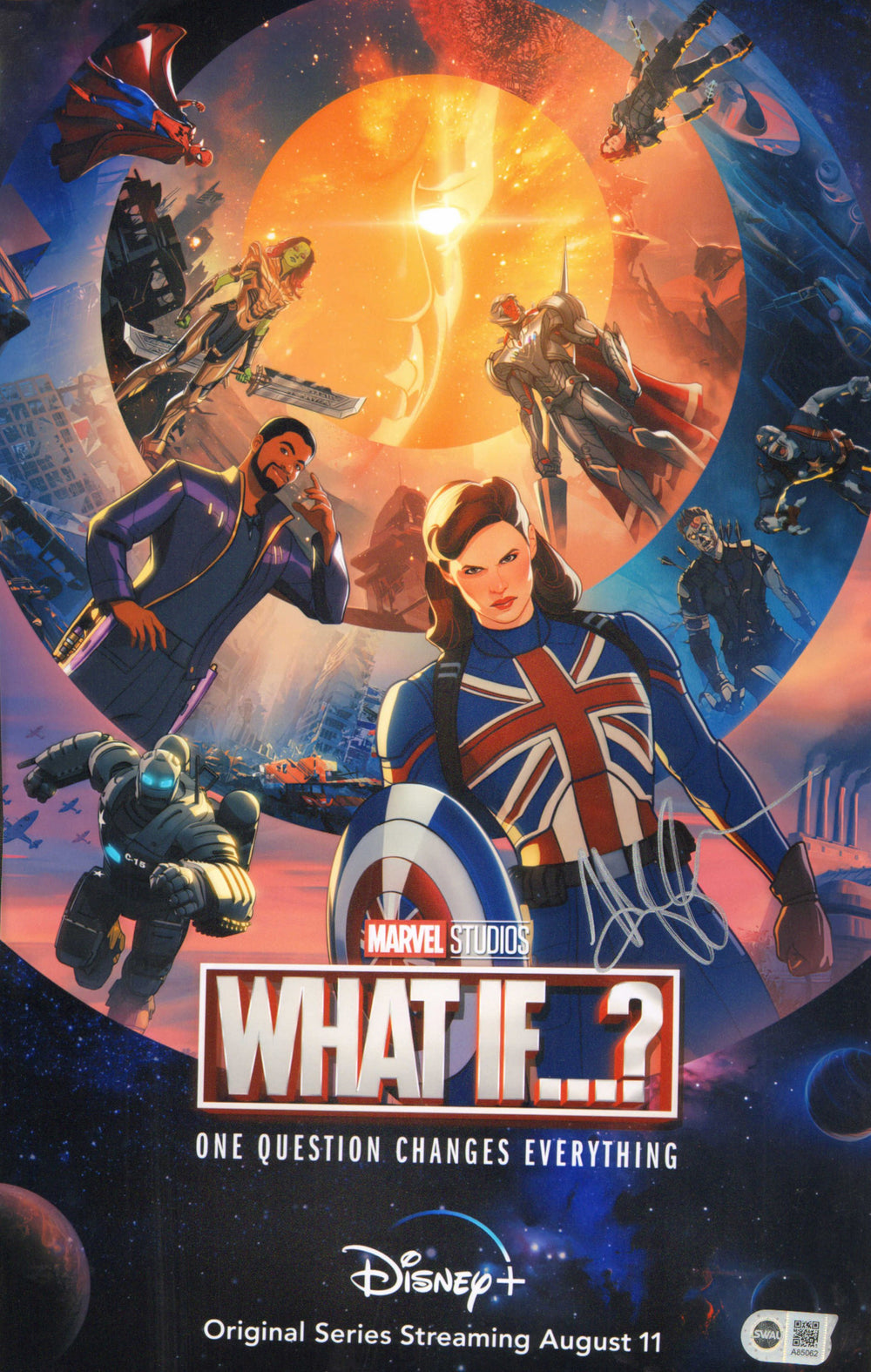 Hayley Atwell as Captain Carter in Marvel's What If...? (SWAU) Signed 11x17 Mini Poster