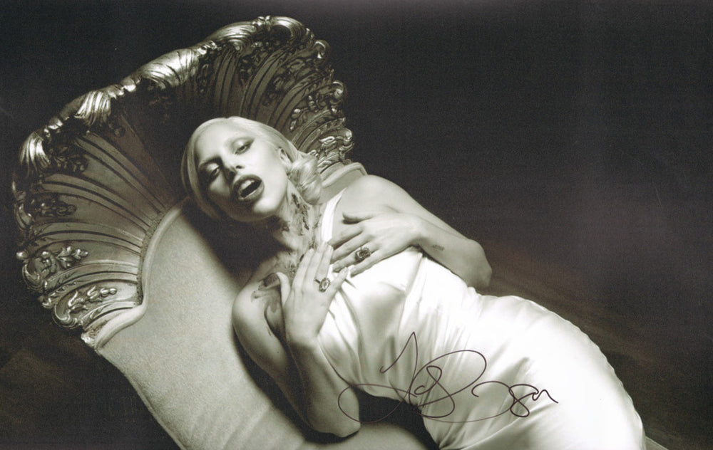 Lady Gaga Singer, Songwriter, & Actress Signed 11x17 Photo