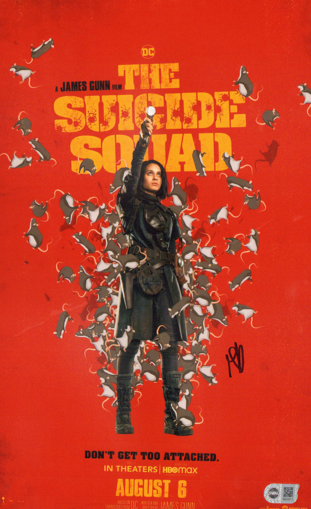 Daniela Melchior as Ratcatcher in The Suicide Squad 2 (SWAU) Signed 11x17 Mini Poster