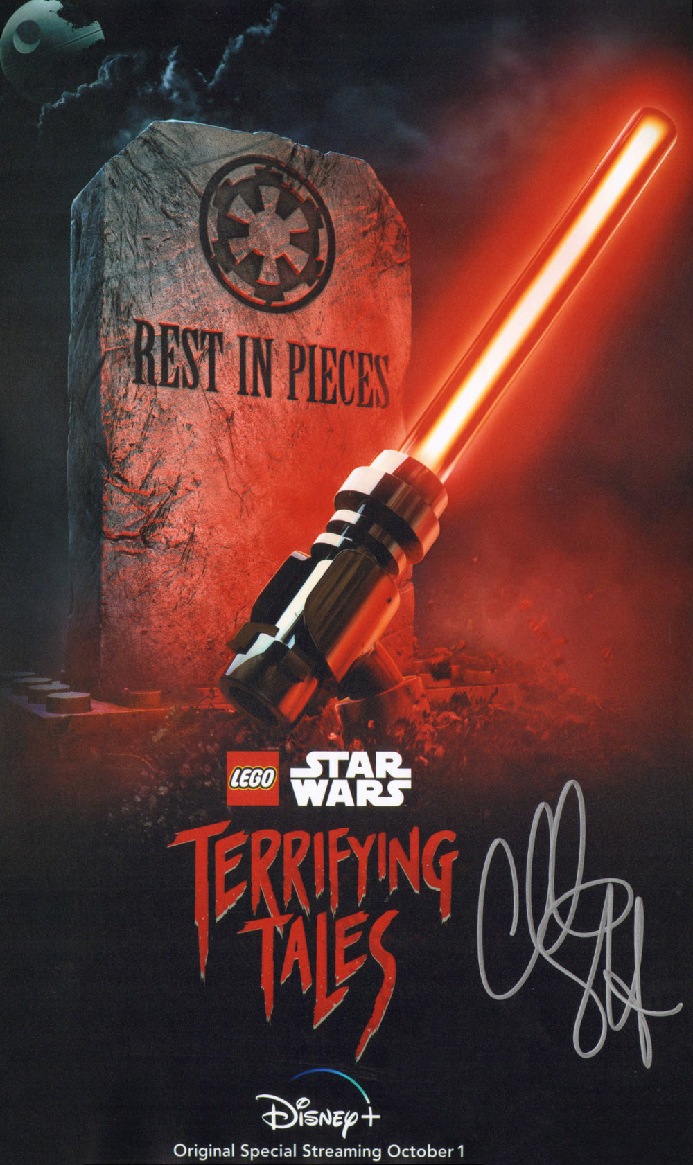 Christian Slater as Ren in Star Wars: Terrifying Tales (SWAU) Signed 11x17 Mini Poster