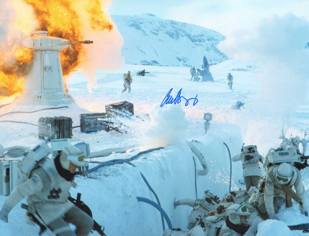 Carl Bang as Hoth Rebel Soldier in Star Wars: The Empire Strikes Back Signed 16x20 Photo