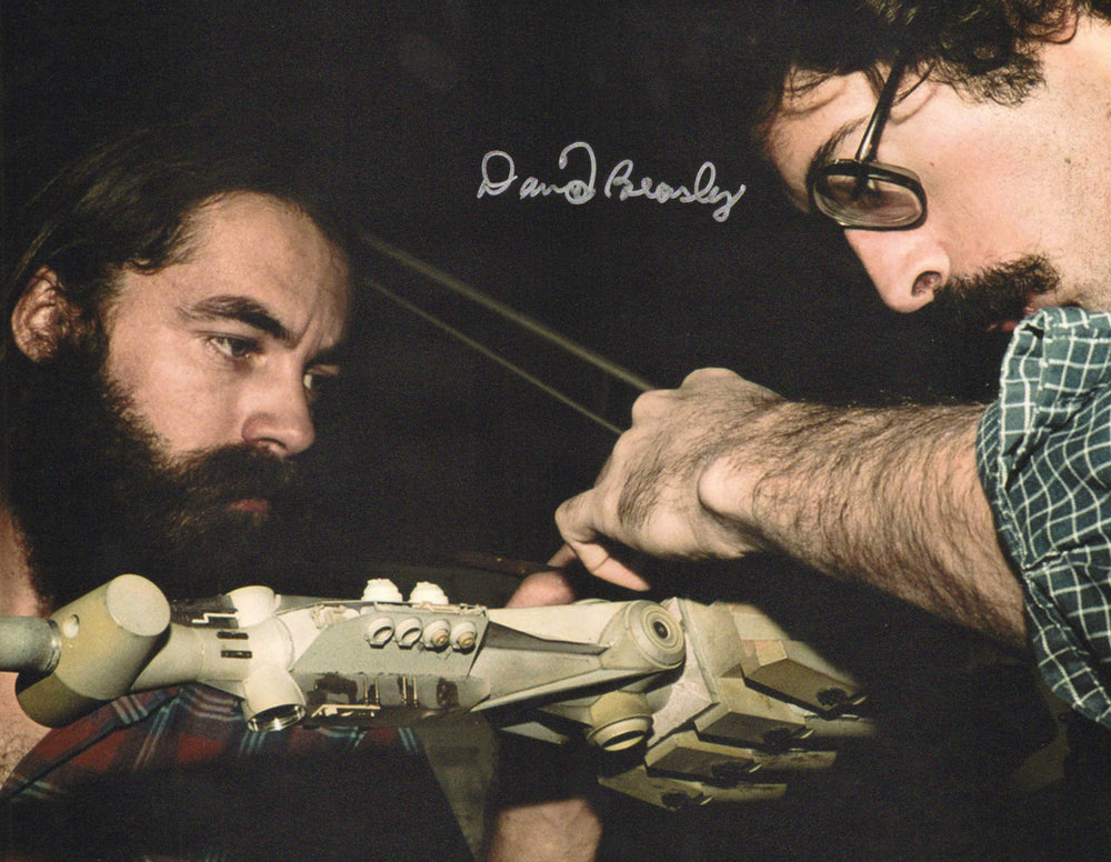 David Beasley Behind the Scenes of Star Wars Signed 11x14 Photo
