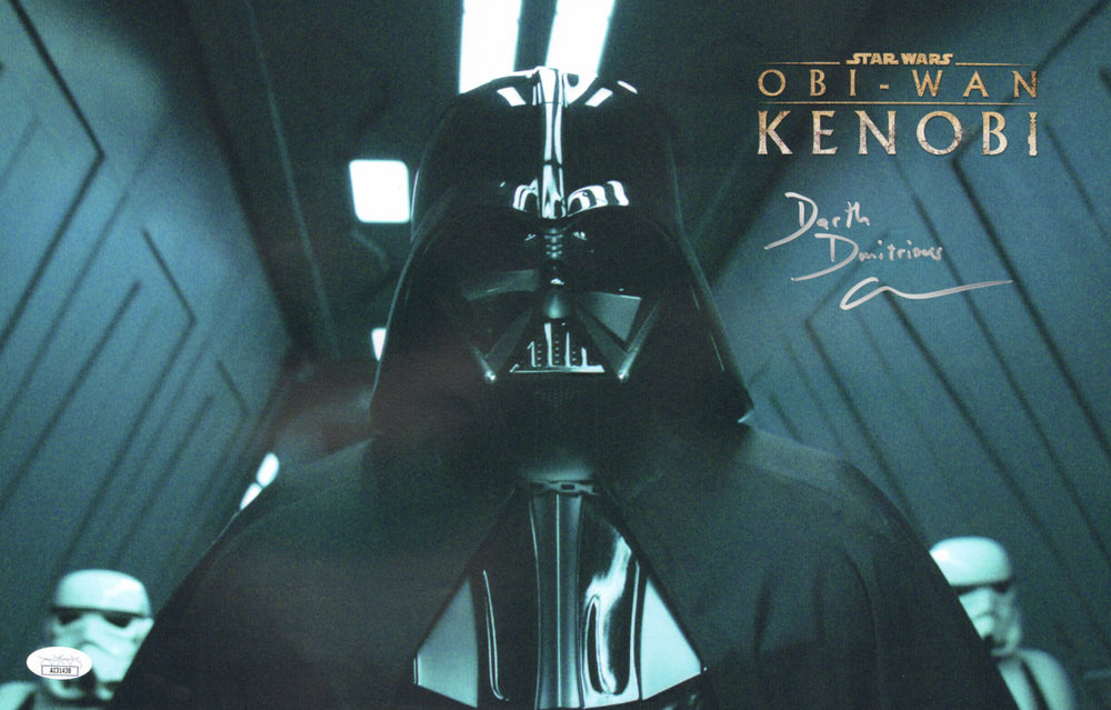 Dmitrious Bistrevsky as Darth Vader in Star Wars: Obi-Wan Kenobi (JSA) Signed 11x17 Mini Poster with Character Name