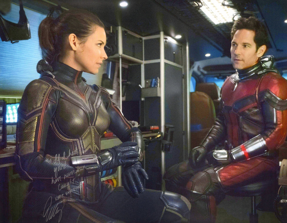Evangeline Lilly as Hope Van Dyne in Ant-Man & The Wasp Signed 16x20 Photo with Character Name & Quote