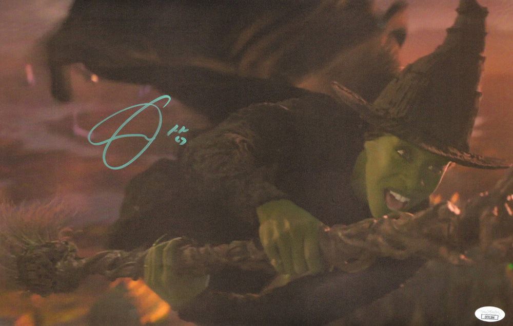Cynthia Erivo as Elphaba in Wicked (JSA) Signed 11x17 Photo