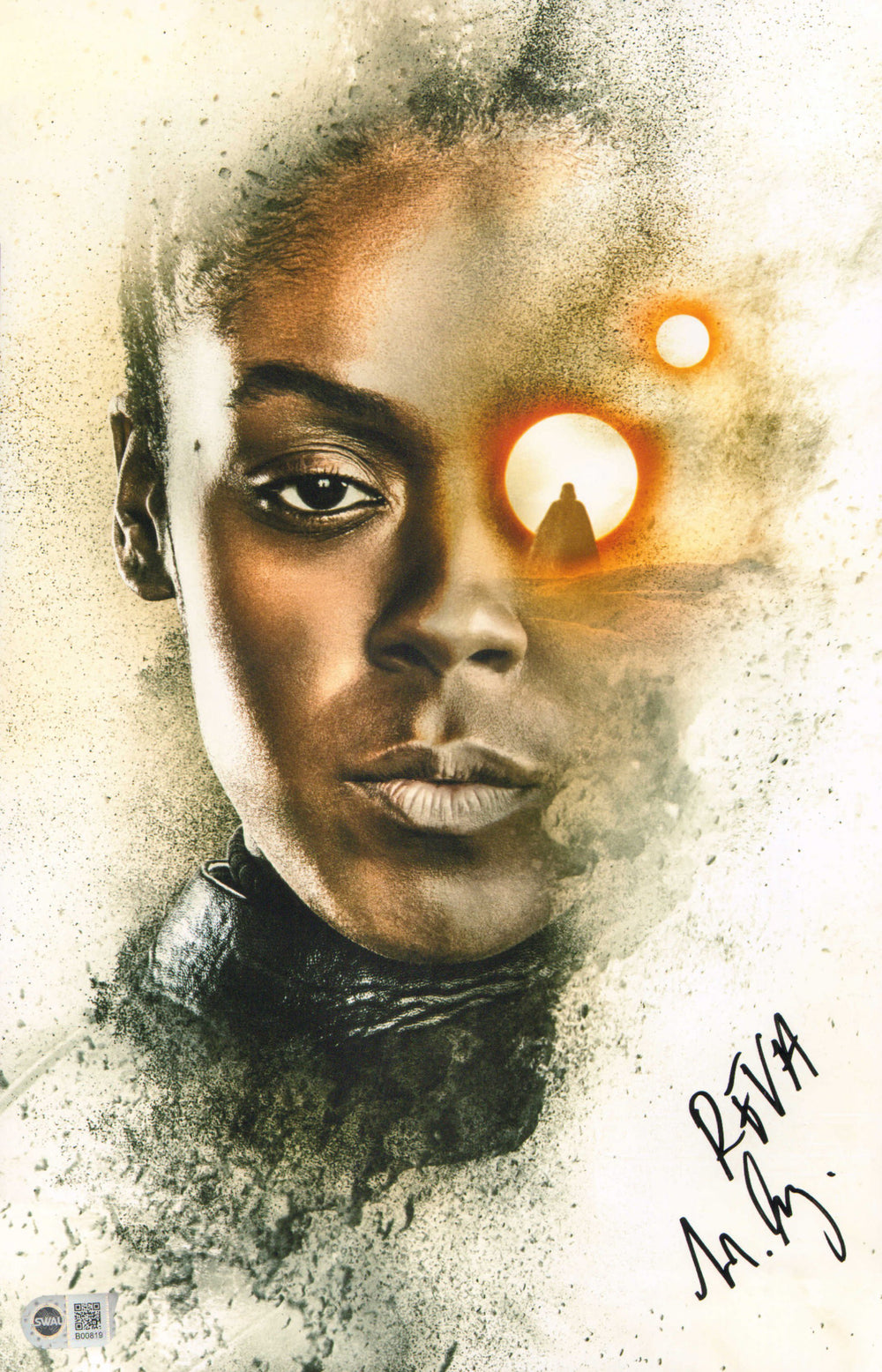 Moses Ingram as Reva in Star Wars: Obi-Wan Kenobi (SWAU) Signed 11x17 Mini Poster