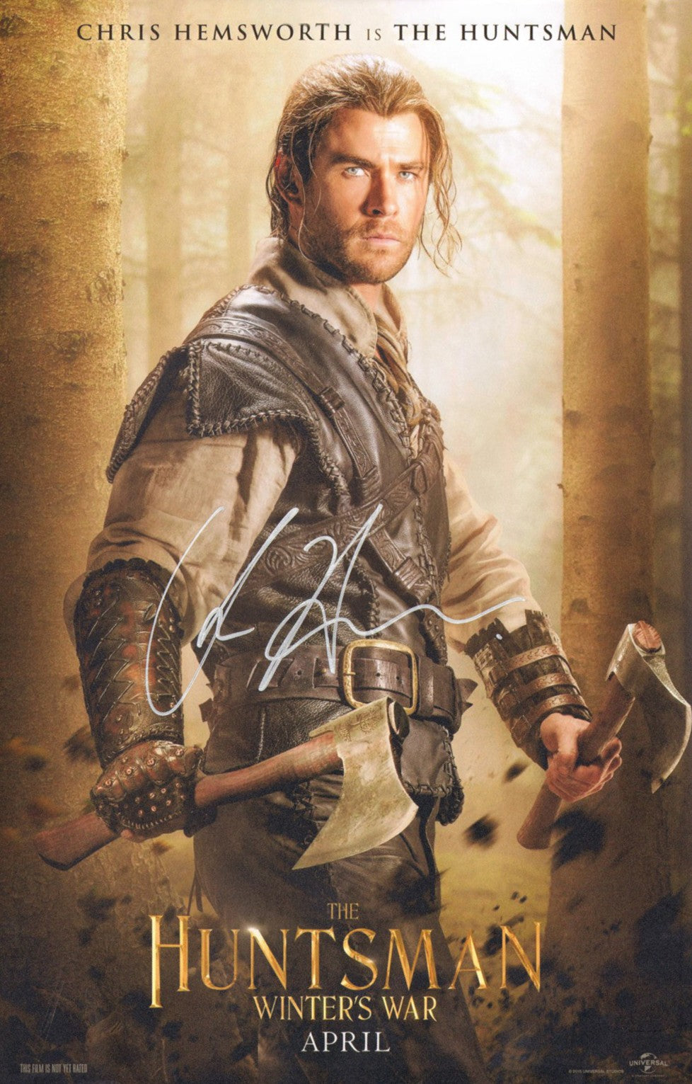 Chris Hemsworth as Huntsman in The Hunstman: Winter's War 11x17 Mini Poster
