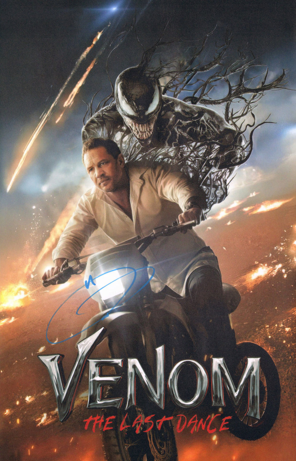 Tom Hardy as Eddie Brock / Venom in Venom: The Last Dance Signed 11x17 Mini Poster