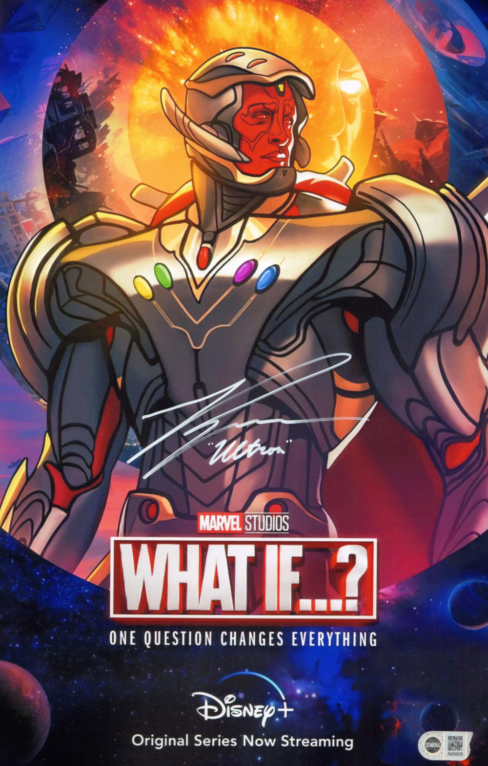 Ross Marquand as Infinity Ultron in What If...? (SWAU) Signed 11x17 Mini Poster with Character Name