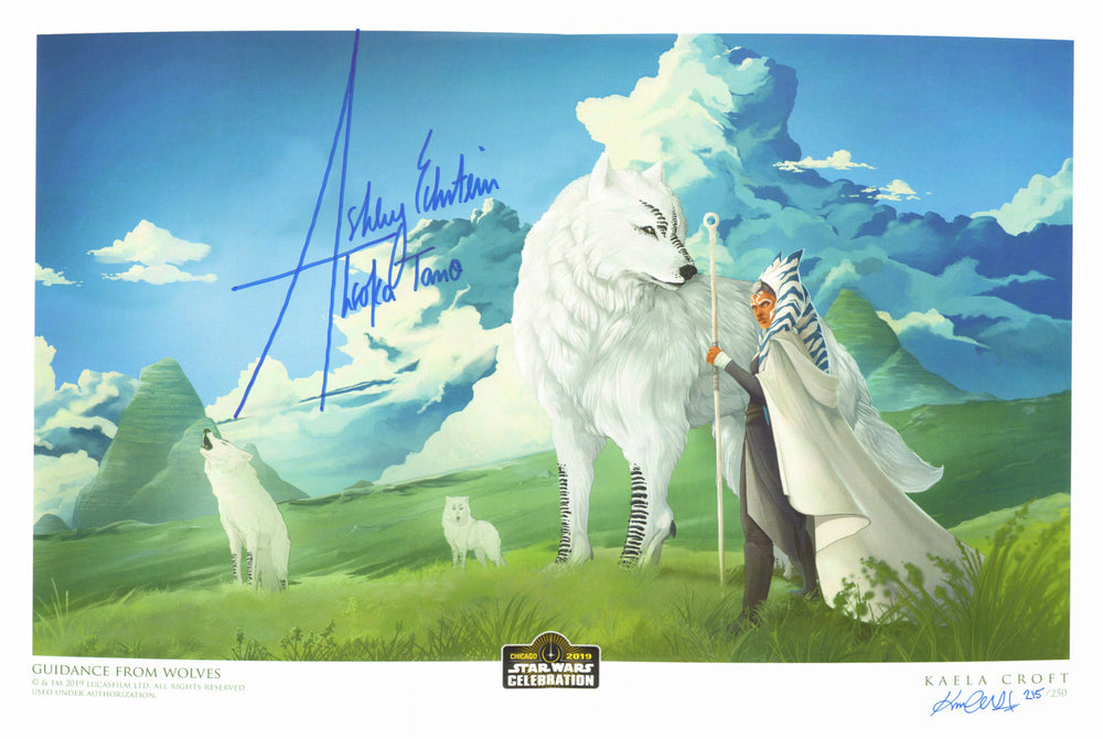 Ashley Eckstein as Ahsoka Tano in Star Wars: Rebels (Official Pix Celebration) Signed 12x18 Print with Character Name