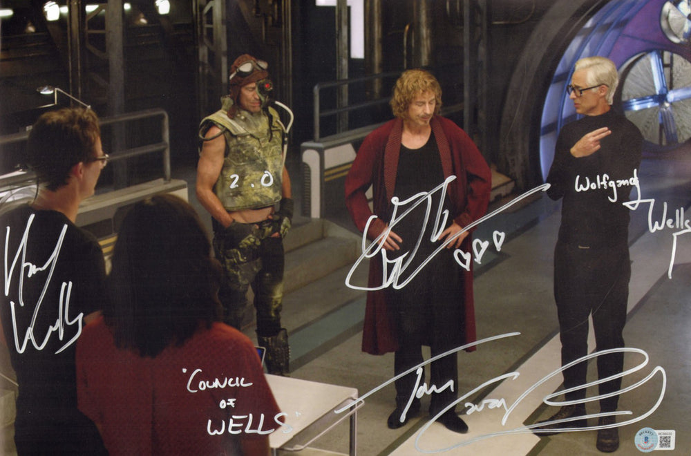 Tom Cavanaugh as The Council of Wells in The CW's Flash (Beckett) Signed 12x18 Photo with Character Names & Unique Signatures