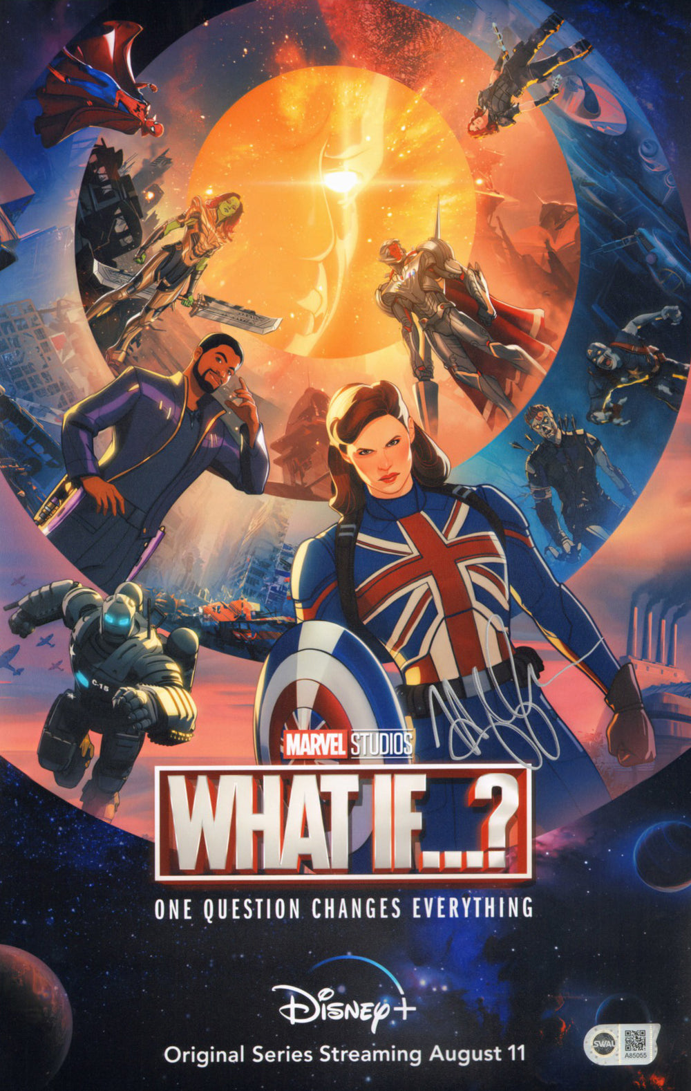 Hayley Atwell as Captain Carter in Marvel's What If...? (SWAU) Signed 11x17 Mini Poster