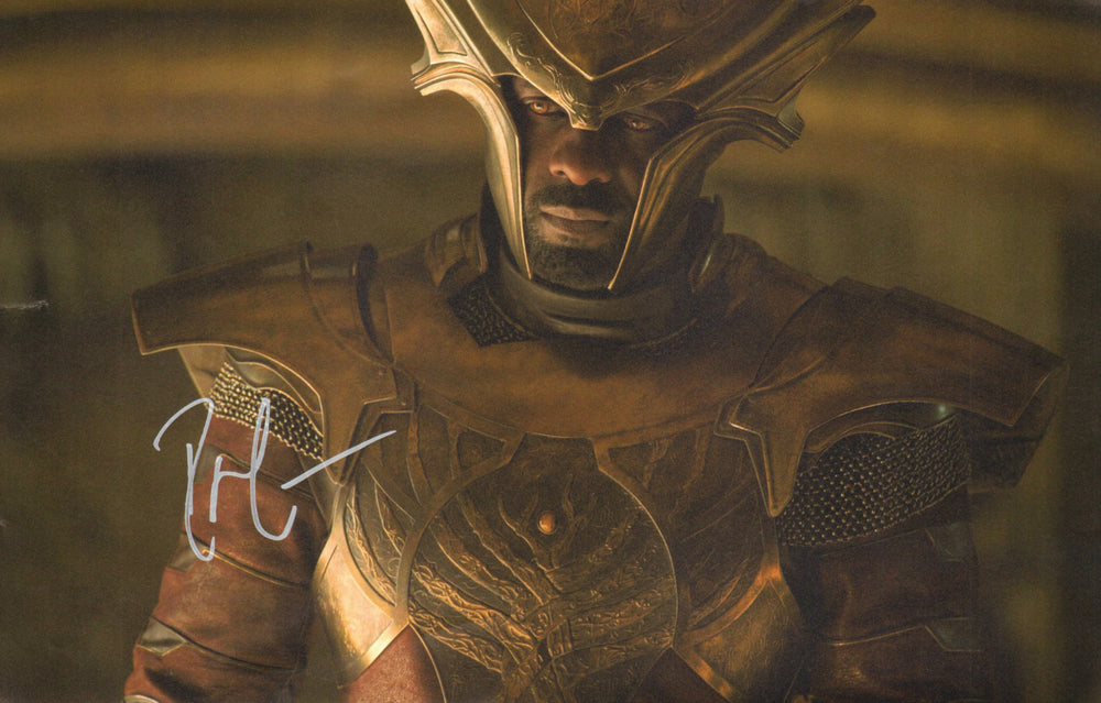 Idris Elba as Heimdall in Thor: The Dark World Signed 11x17 Photo