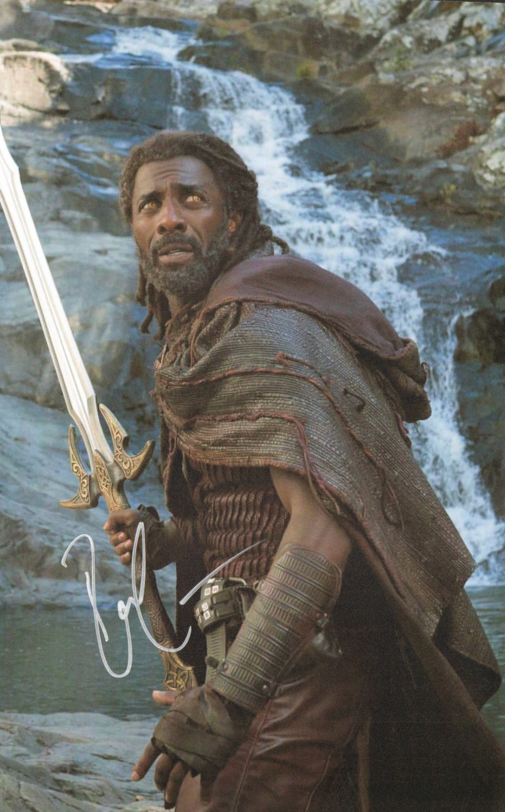 Idris Elba as Heimdall in Thor: Ragnarok Signed 11x17 Photo