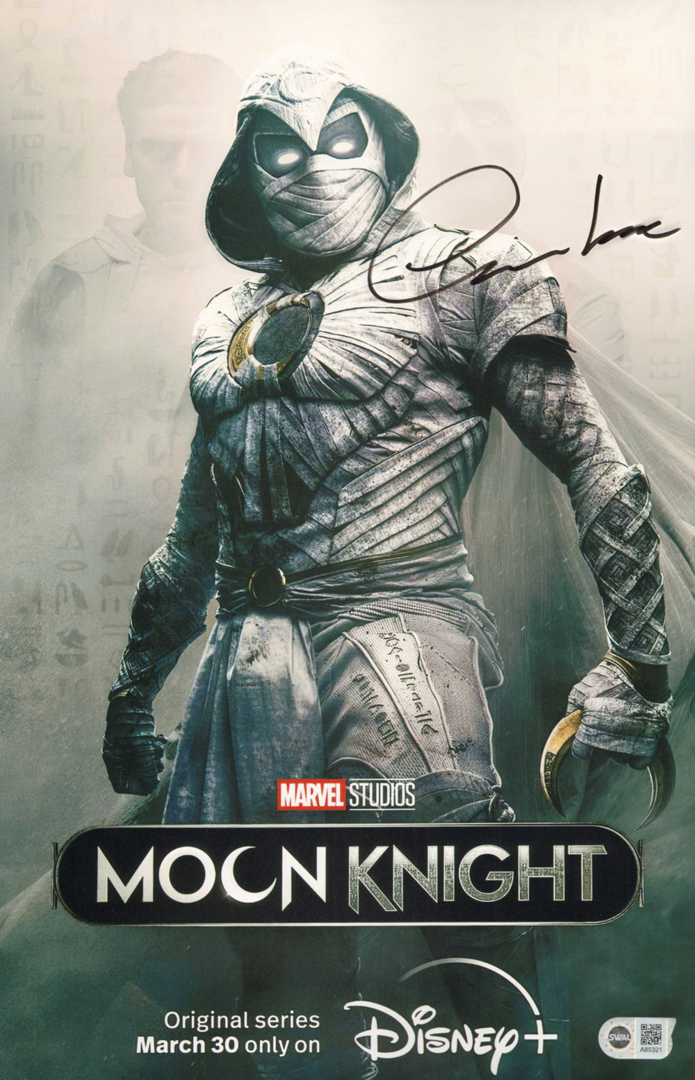 Oscar Isaac as Moon Knight in Moon Knight (SWAU) Signed 11x17 Mini Poster