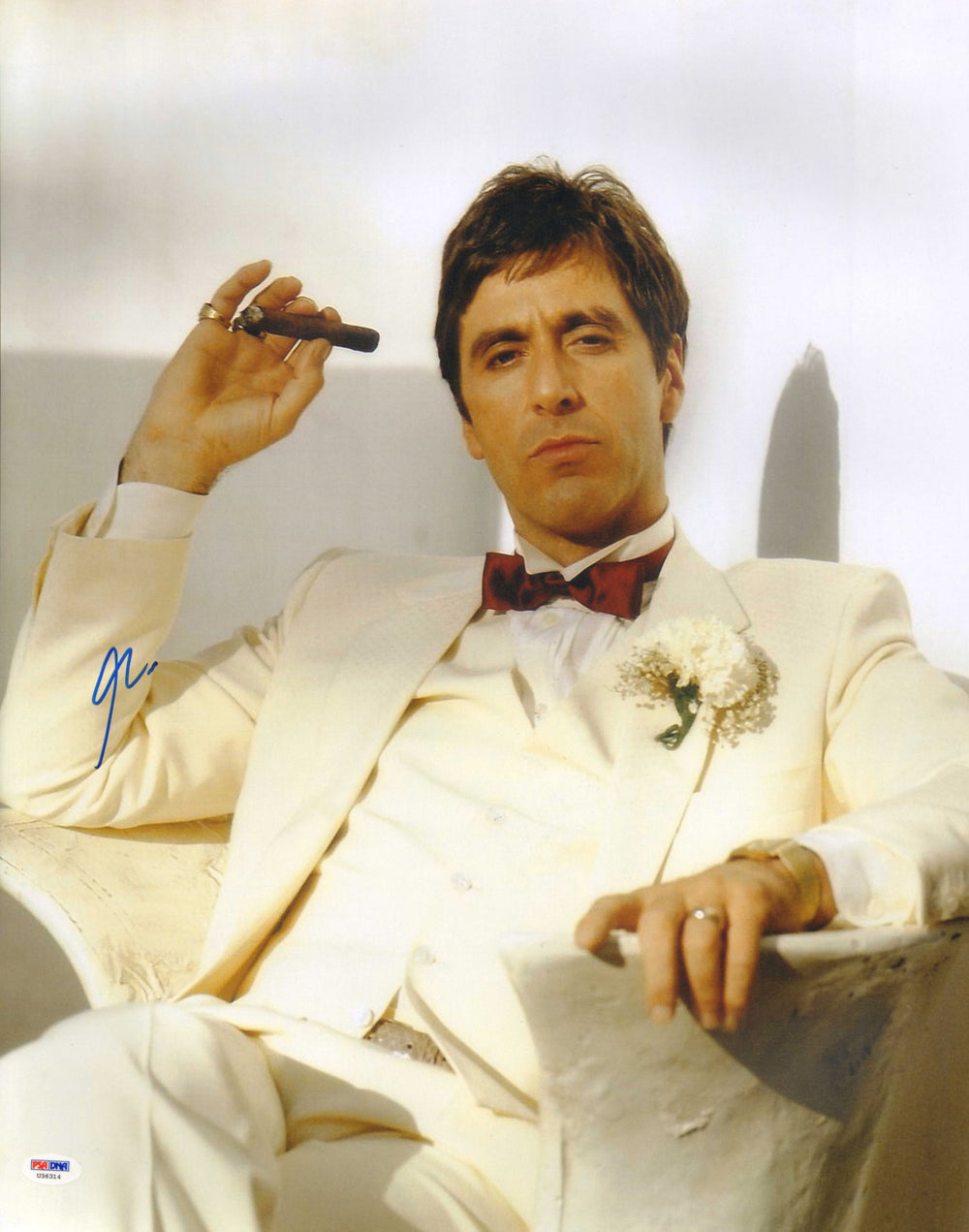 Al Pacino as Tony Montana in Scarface (PSA) Signed 16x20 Photo