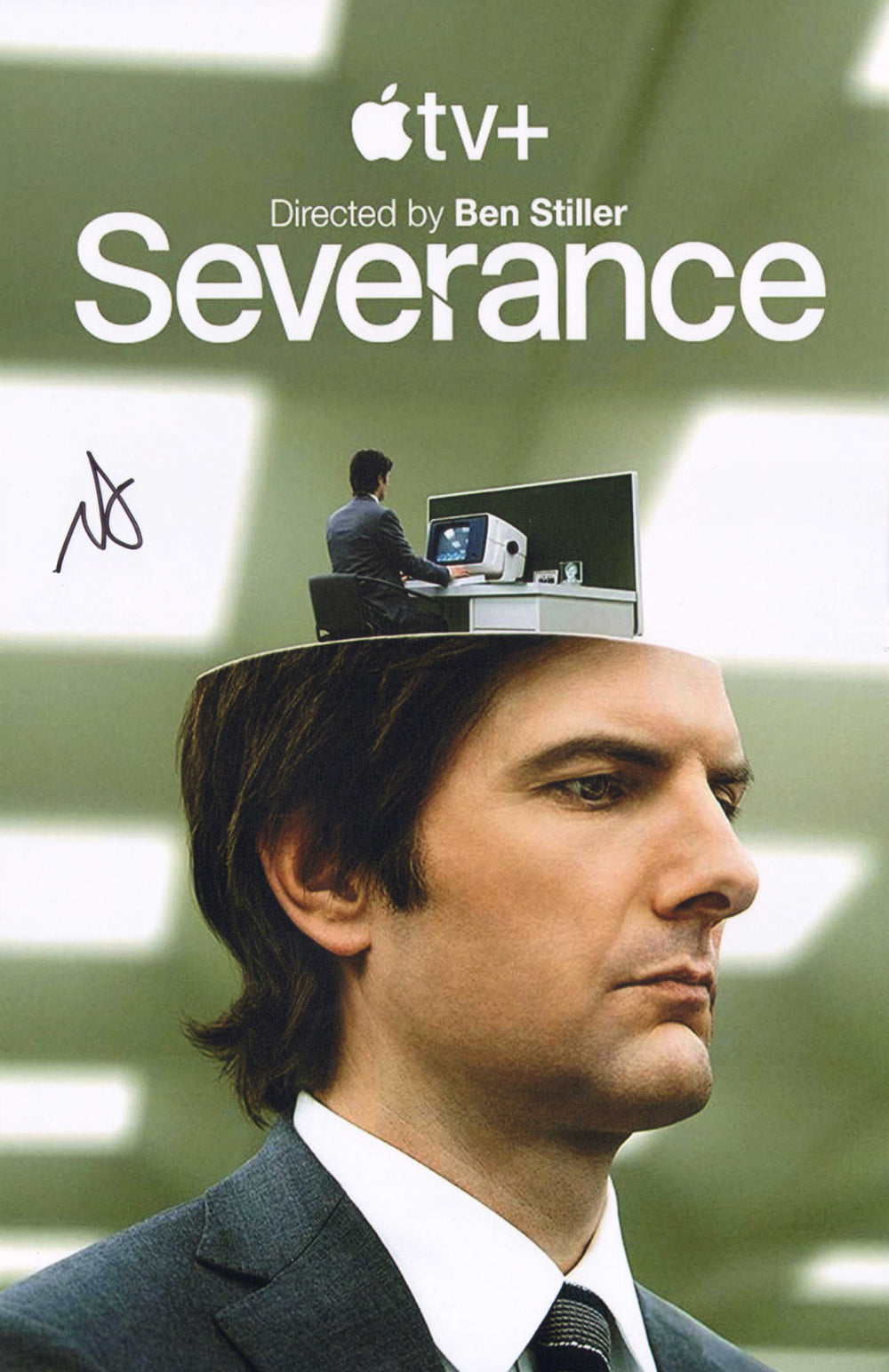 Adam Scott as Mark in Severance Signed 11x17 Mini Poster