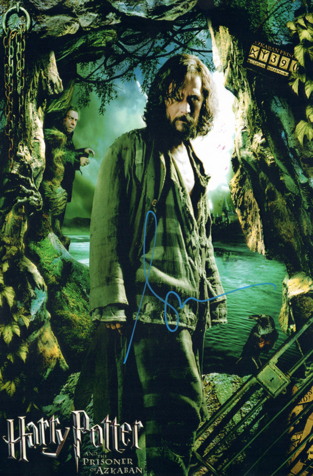 Gary Oldman as Sirius Black in Harry Potter & the Prisoner of Azkaban Signed 12x18 Mini Poster