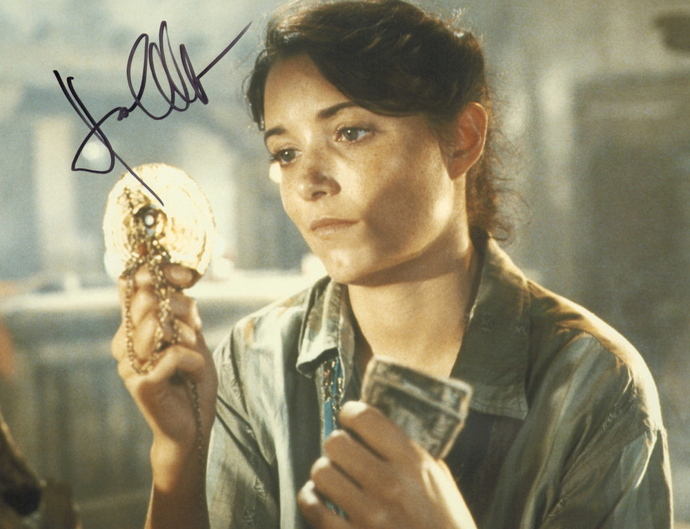 Karen Allen as Marion Ravenwood in Raiders of the Lost Ark Signed 16x20 Photo
