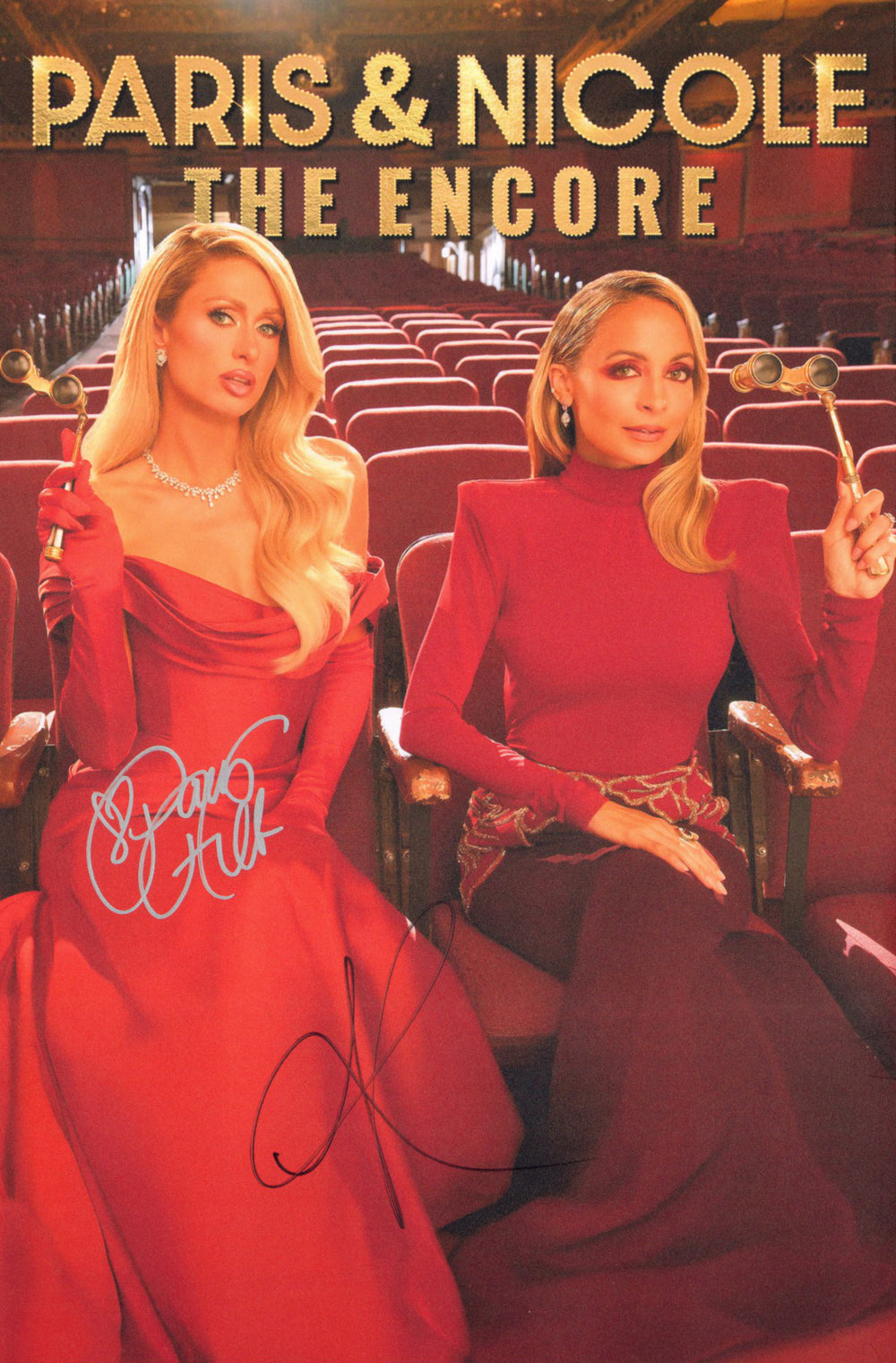 Paris Hilton & Nicole Richie in Paris & Nicole: The Encore Signed 12x18 Mini Poster