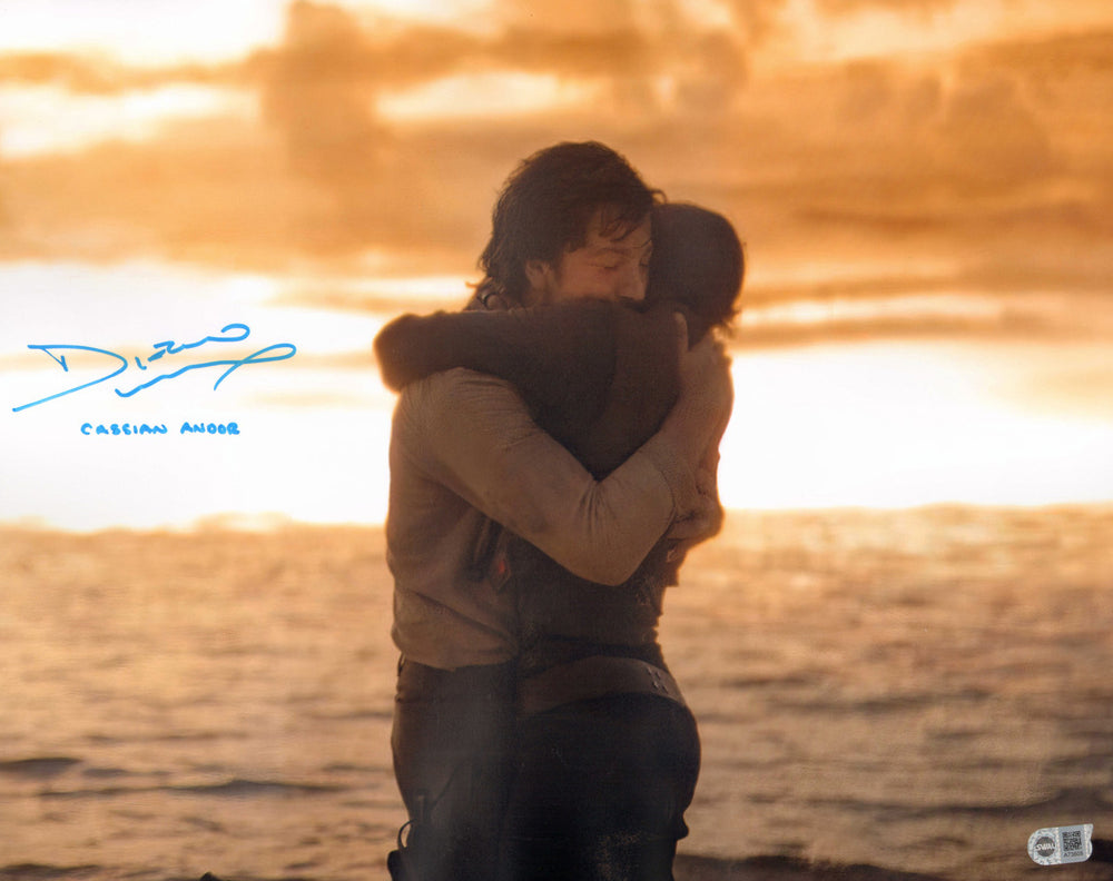Diego Luna as Cassian Andor in Rogue One: A Star Wars Story (SWAU) Signed 16x20 Photo with Character Name