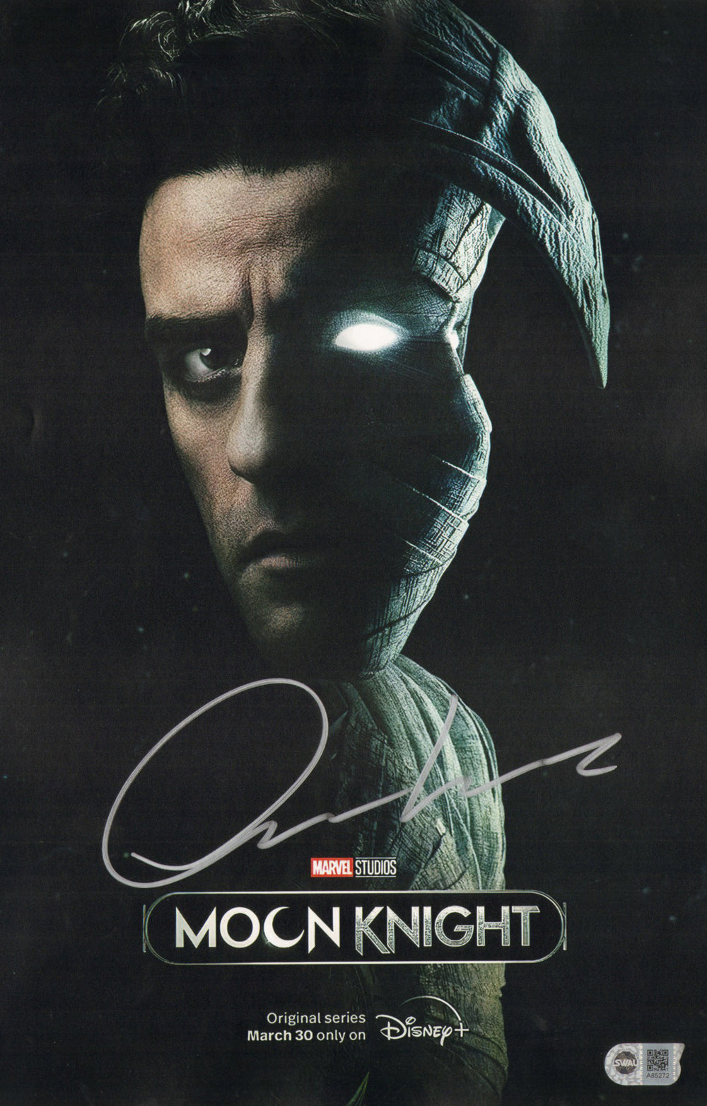 Oscar Isaac as Moon Knight in Moon Knight (SWAU) Signed 11x17 Mini Poster