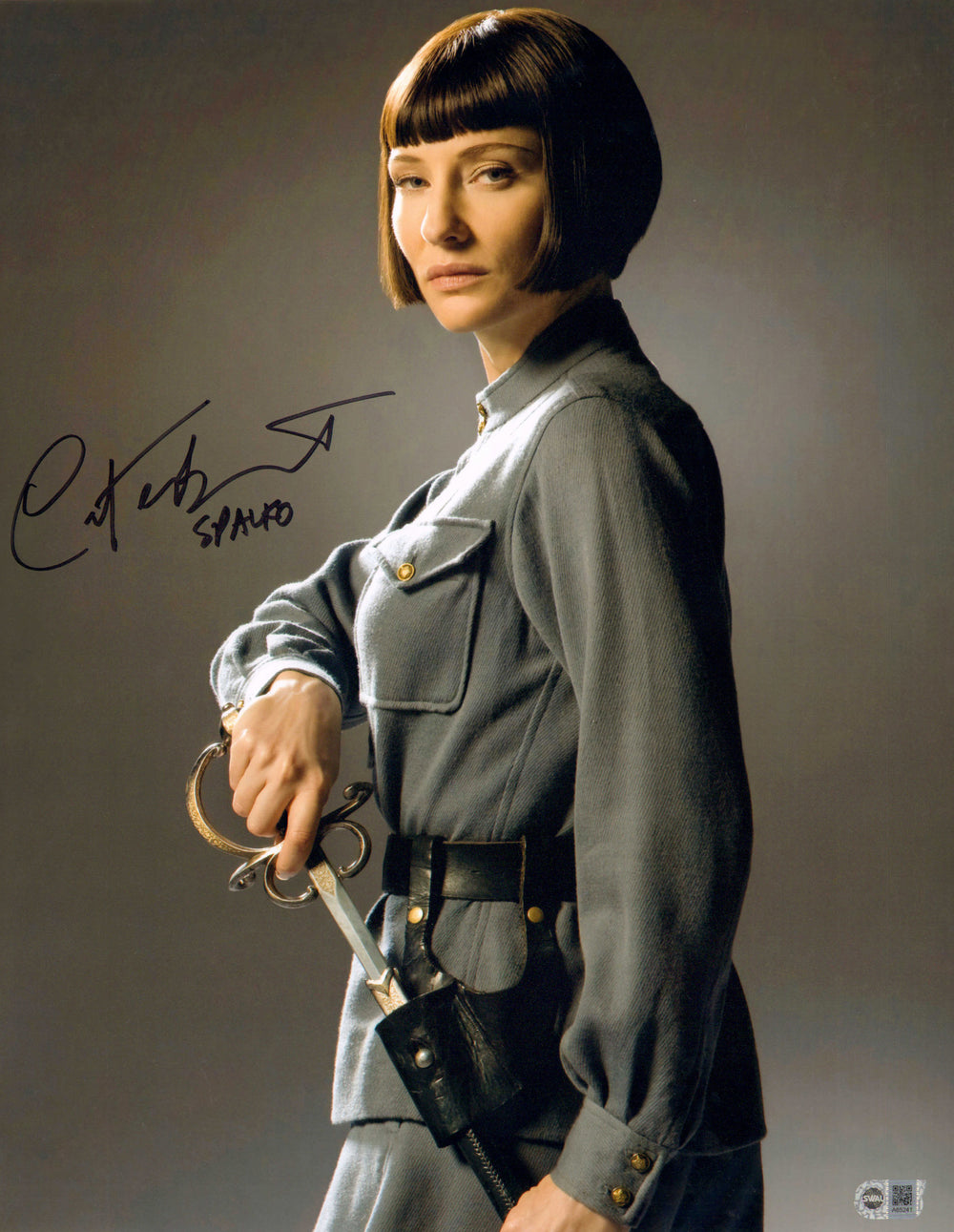 Cate Blanchett as Irina Spalko in Indiana Jones and the Kingdom of the Crystal Skull (SWAU) Signed 16x20 Photo with Character Name