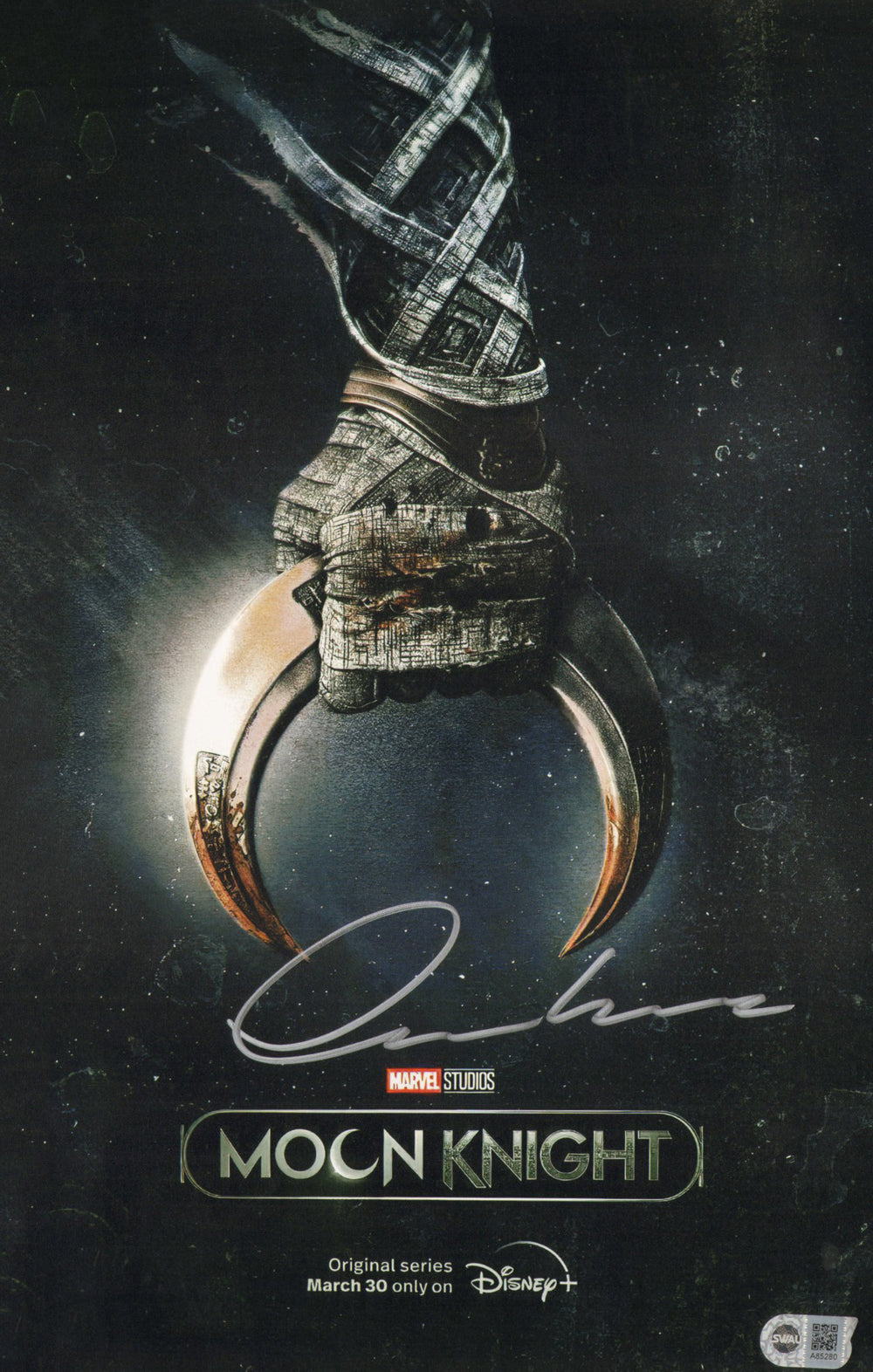 Oscar Isaac as Moon Knight in Moon Knight (SWAU) Signed 11x17 Mini Poster
