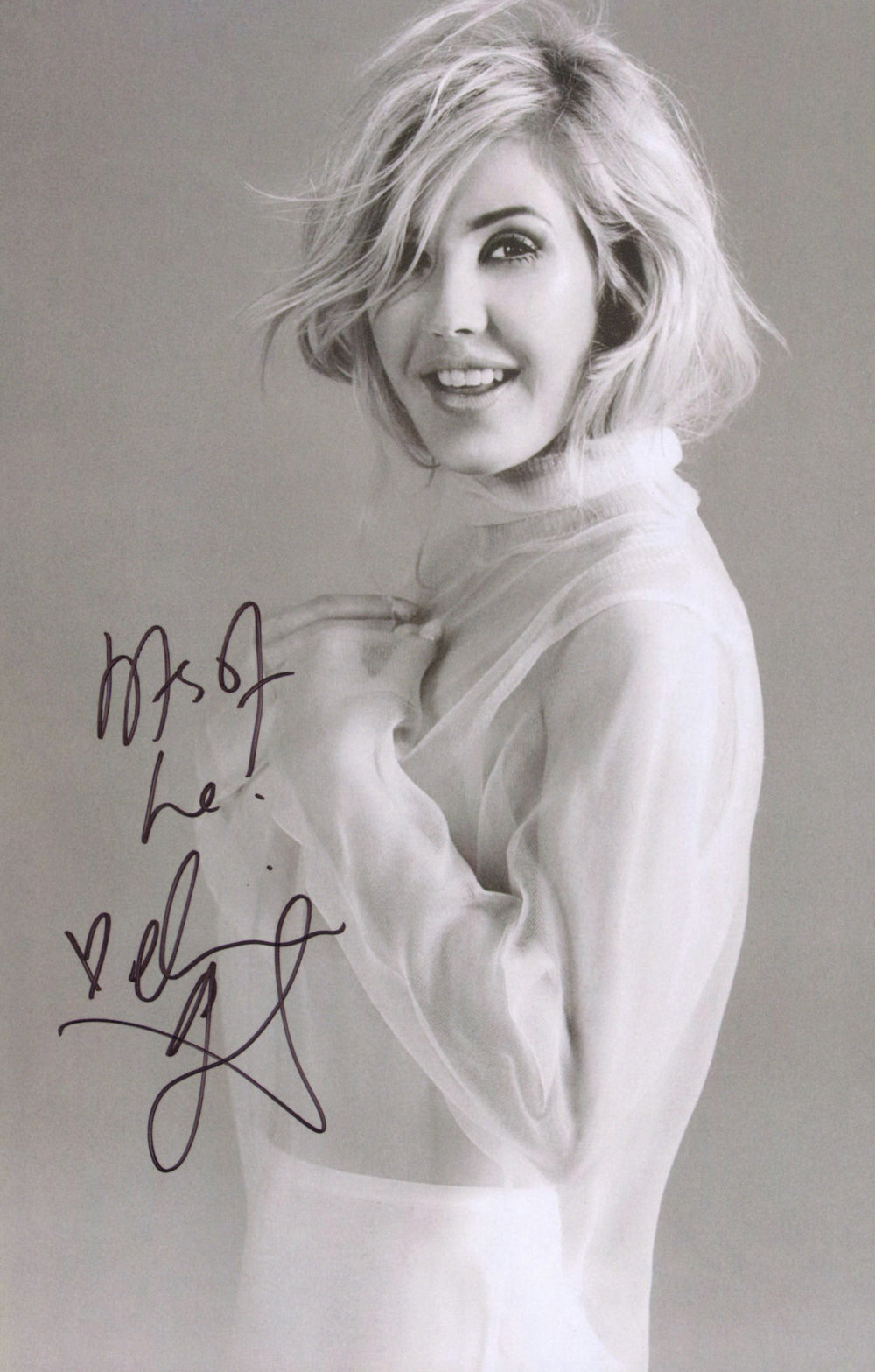 Ellie Goulding Singer & Songwriter Sexy Signed 11x17 Photo