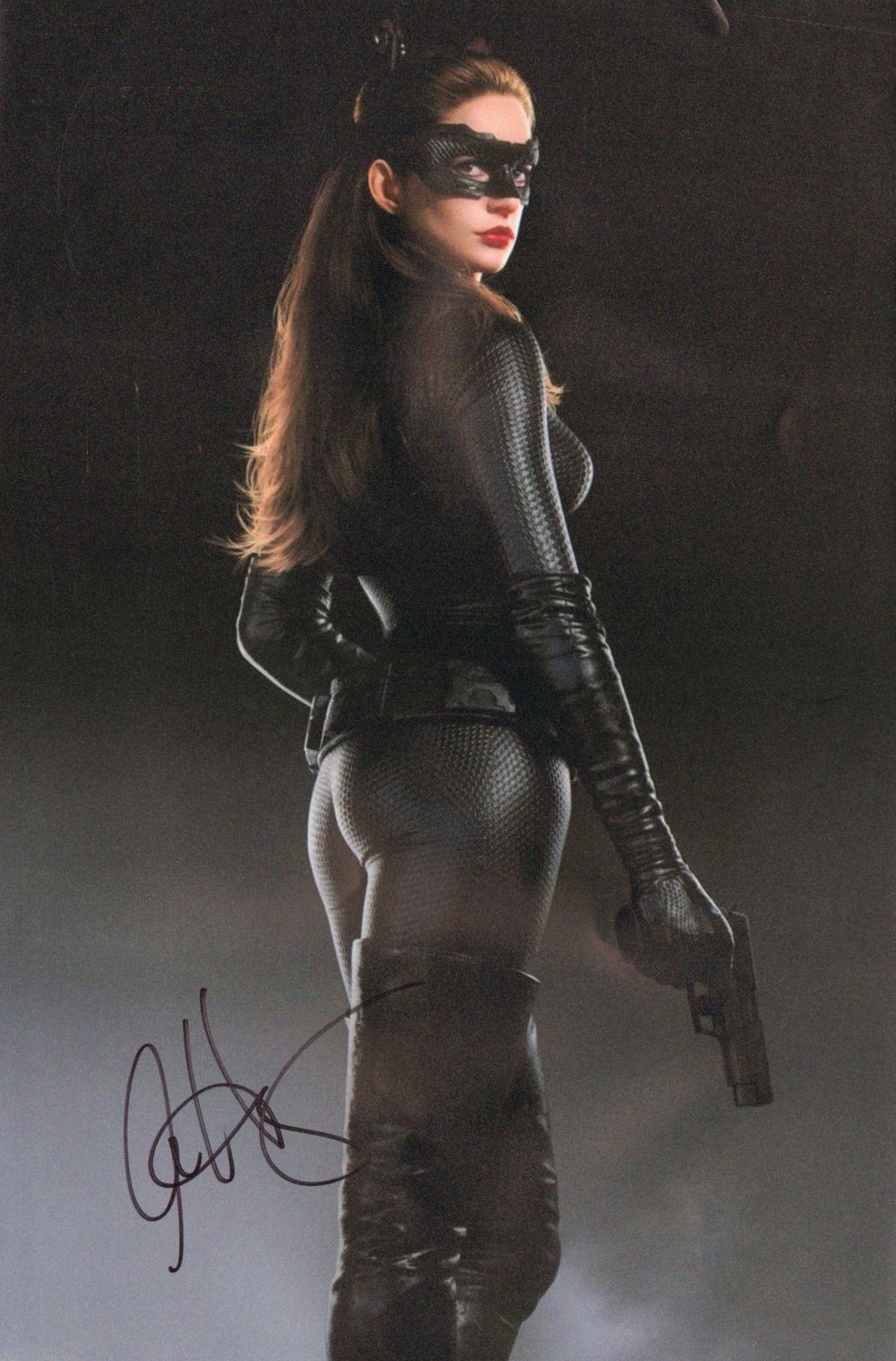 Anne Hathaway as Catwoman in The Dark Knight Rises Signed 12x18 Photo