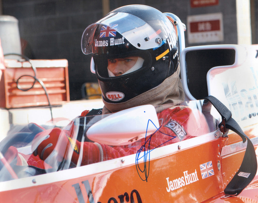 Chris Hemsworth as James Hunt in Rush Signed 16x20 Photo