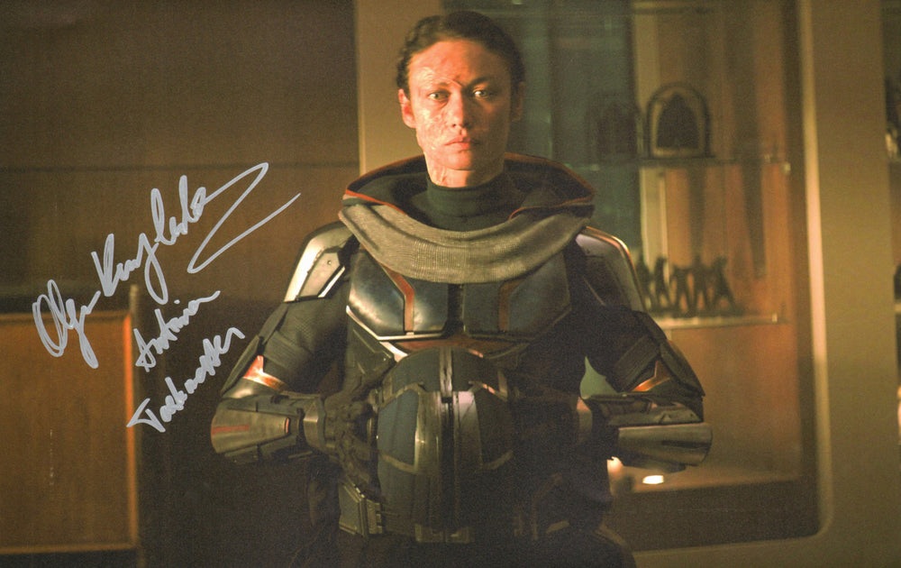 Olga Kurylenko as Taskmaster in Marvel's Black Widow Signed 11x17 Photo with Character Name