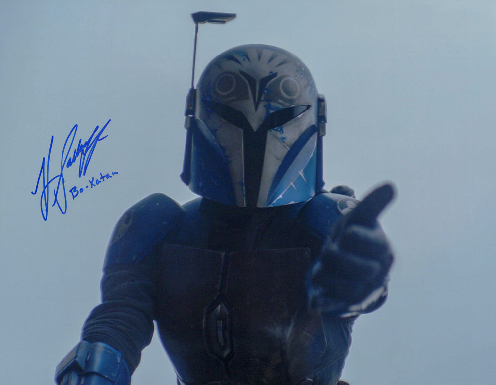 Katee Sackhoff as Bo-Katan in Star Wars: The Mandalorian Signed 16x20 Photo with Character Name