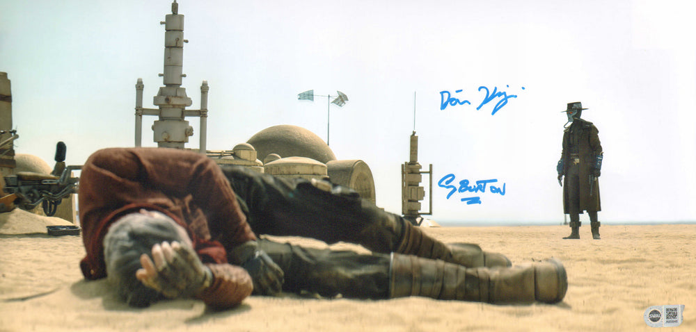 Corey Burton & Dorian Kingi as Cad Bane in Star Wars: The Book of Boba Fett (SWAU) Signed 10x20 Photo