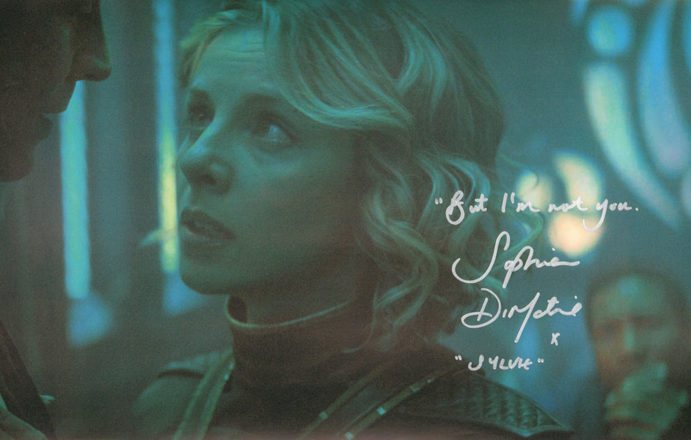 Sophia Di Martino as Sylvie in Loki Signed 11x17 Photo with Character Name & Quote