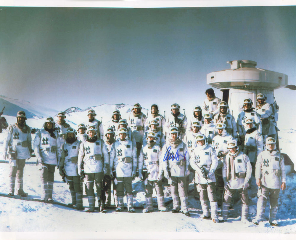 Carl Bang as Hoth Rebel Soldier in Star Wars: The Empire Strikes Back Signed 16x20 Photo