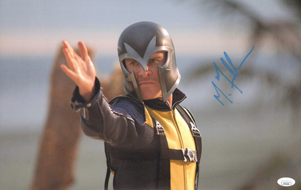 Michael Fassbender as Magneto in X-Men: First Class (JSA) Signed 11x17 Photo