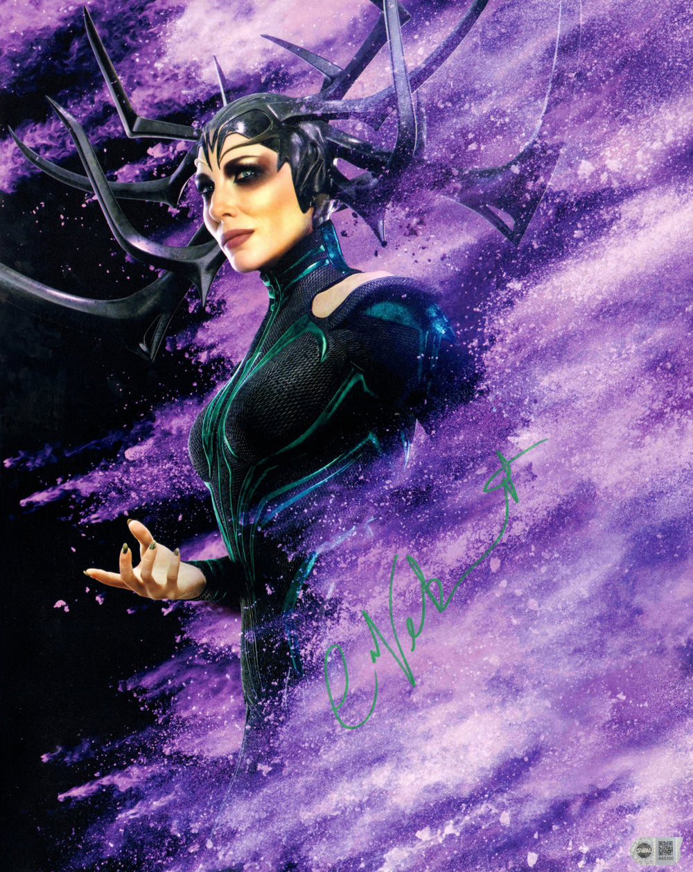 Cate Blanchett as Hela in Thor: Ragnarok (SWAU) Signed 16x20 Photo