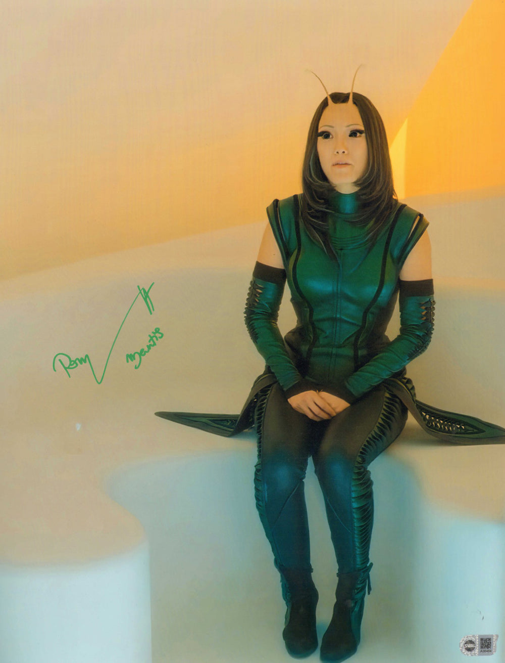Pom Klementieff as Mantis in Guardians of the Galaxy Vol. 2 (SWAU) Signed 16x20 Photo with Character Name