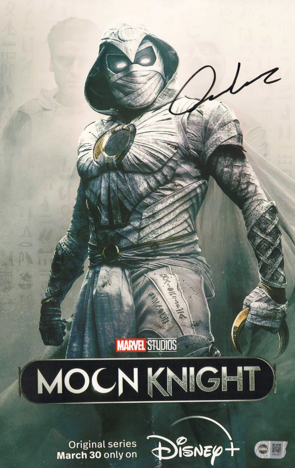 Oscar Isaac as Moon Knight in Moon Knight (SWAU) Signed 11x17 Mini Poster