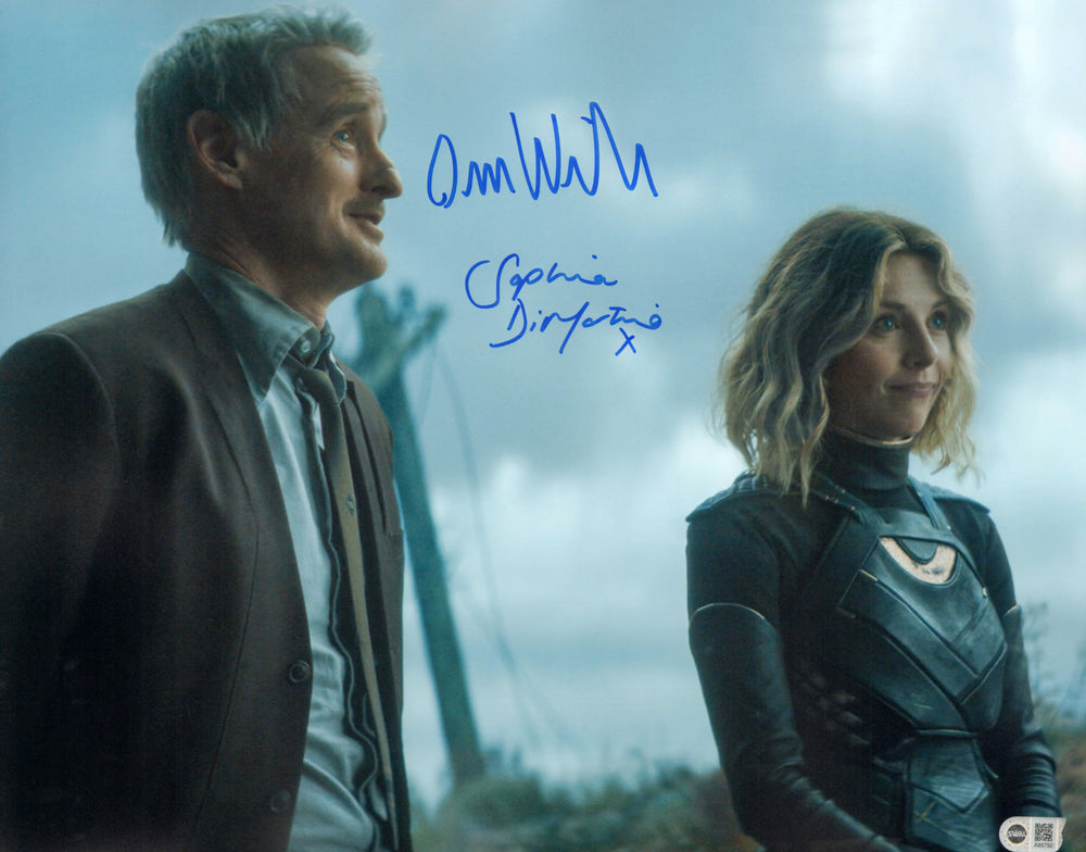Owen Wilson as Mobius M. Mobius & Sophia Di Martino as Sylvie in Loki (SWAU) Signed 16x20 Photo