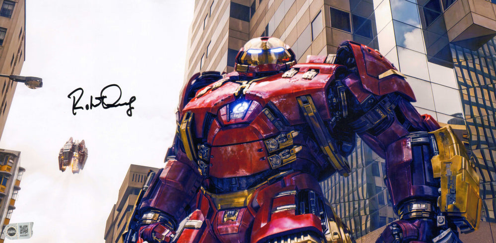 Robert Downey Jr. as Iron Man in the Hulkbuster in Avengers: Age of Ultron (SWAU) Signed 10x20 Photo