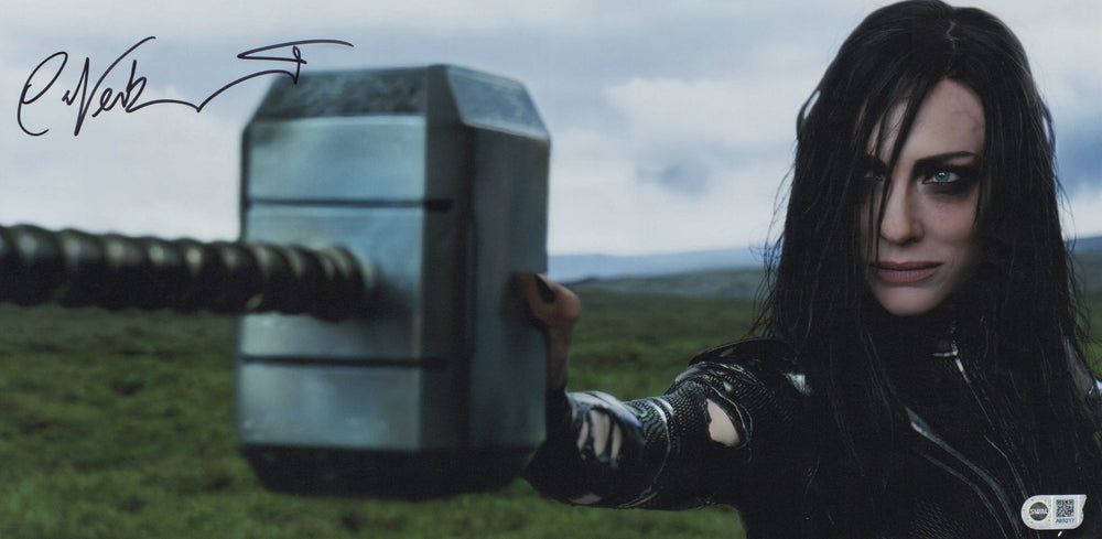 Cate Blanchett as Hela in Thor: Ragnarok (SWAU) Signed 10x20 Photo