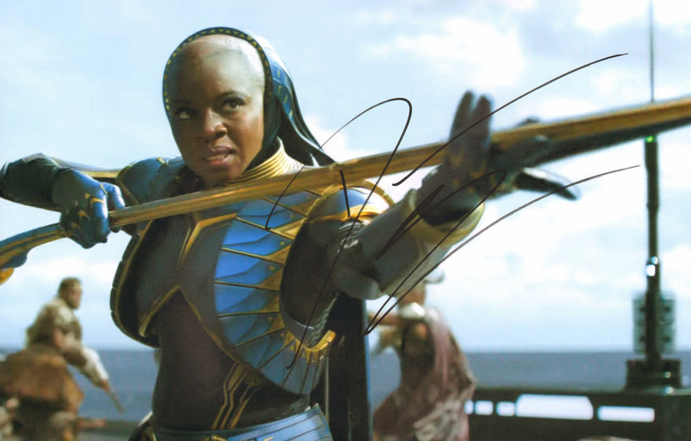 Danai Gurira as Okoye in Black Panther: Wakanda Forever Signed 11x17 Photo