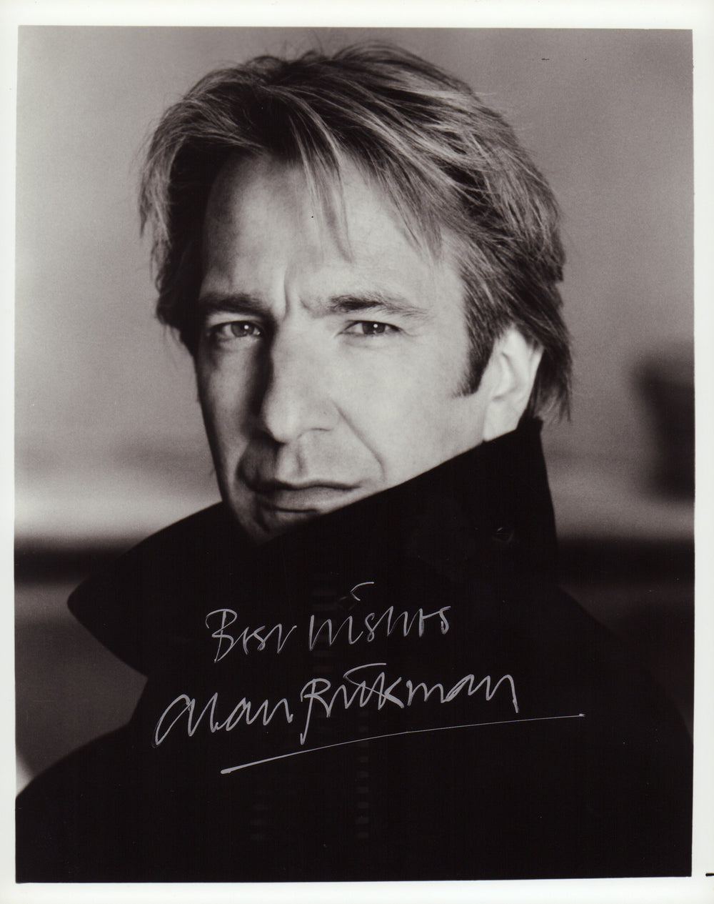 Alan Rickman from Die Hard & Harry Potter Signed 8x10 Photo