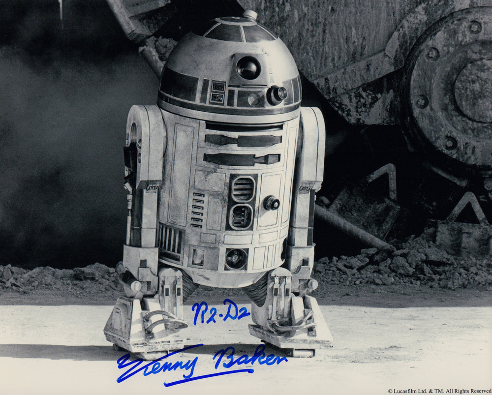 Kenny Baker as R2-D2 in Star Wars: A New Hope Licensed Signed 8x10 Photo